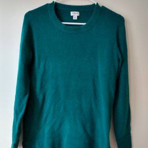 J. Crew Crewneck Sweater in Vivid Jade - XS